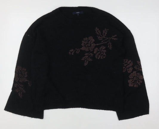 Womens UK Size 10 NEXT Black Pullover Jumper