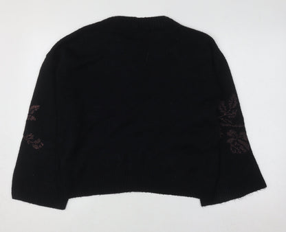 Womens UK Size 10 NEXT Black Pullover Jumper