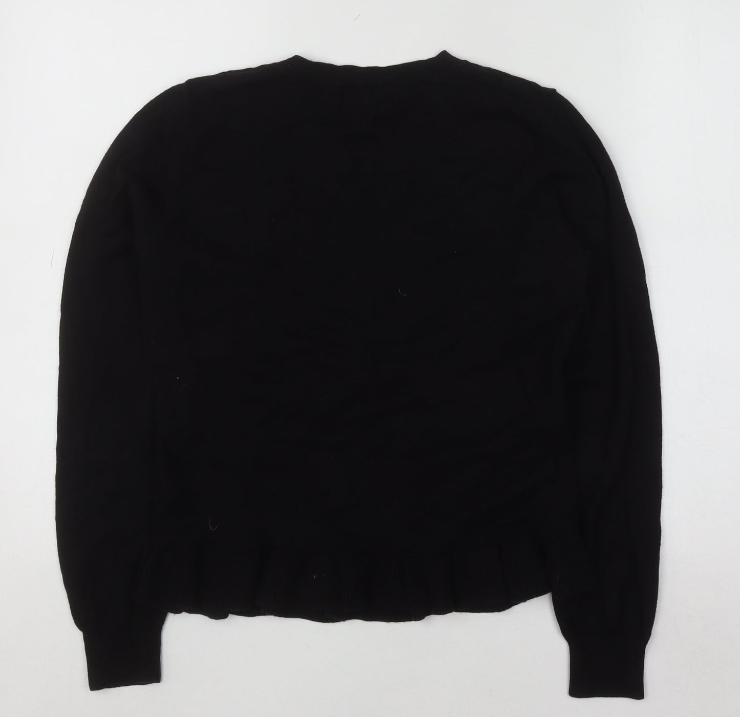 Womens UK Size M Oasis Black Pullover Jumper