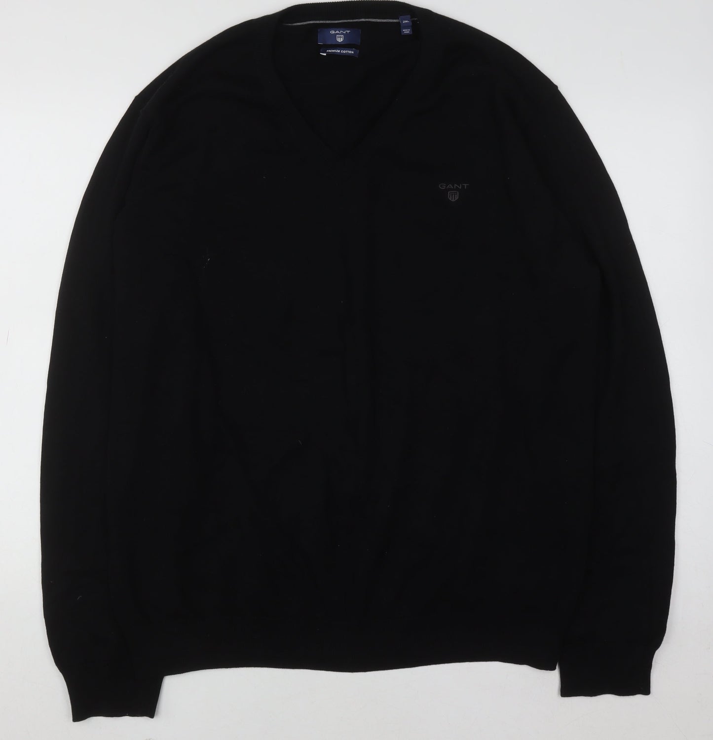 Mens UK Size 2XL GANT Black Pullover Jumper
