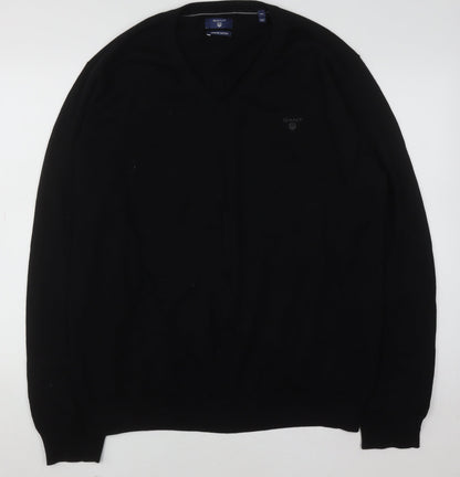 Mens UK Size 2XL GANT Black Pullover Jumper
