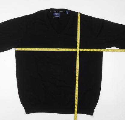 Mens UK Size 2XL GANT Black Pullover Jumper