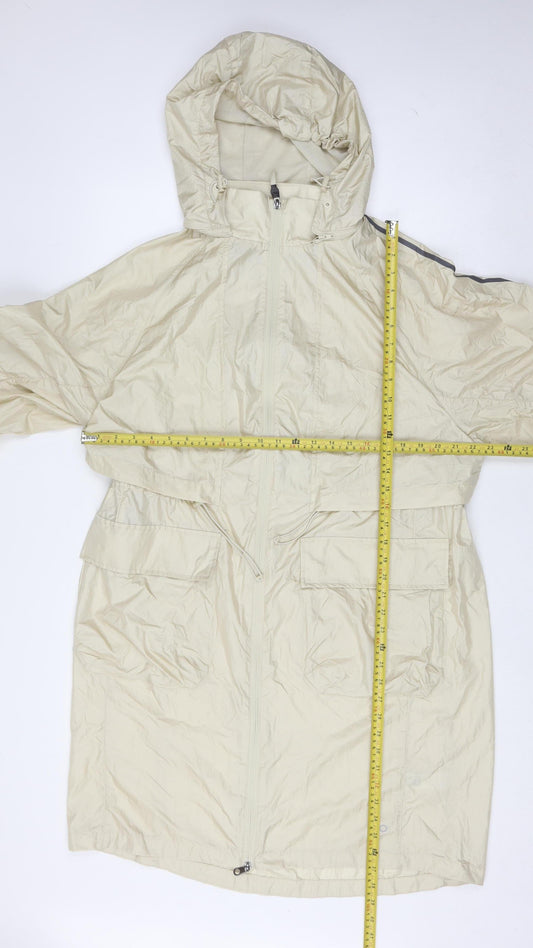 Womens UK Size 10 Marks and Spencer Beige Parka Coat