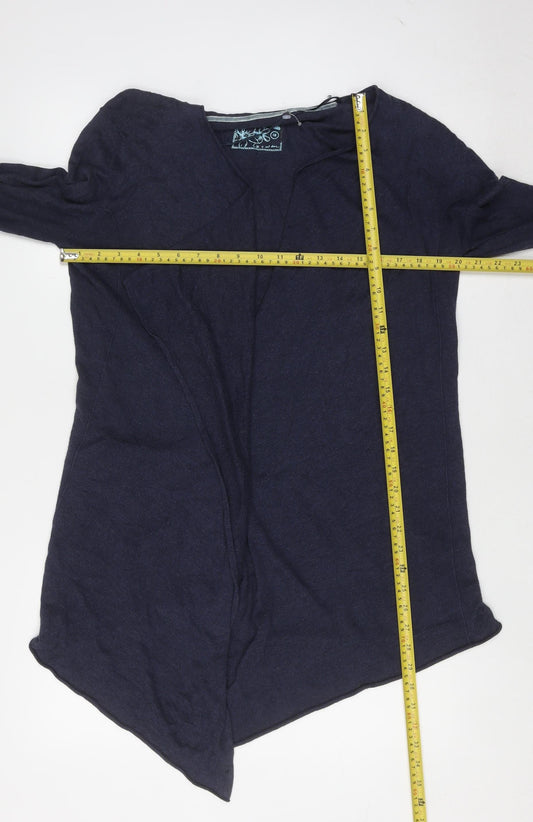 Womens UK Size 16 Fat Face Blue Cardigan Jumper