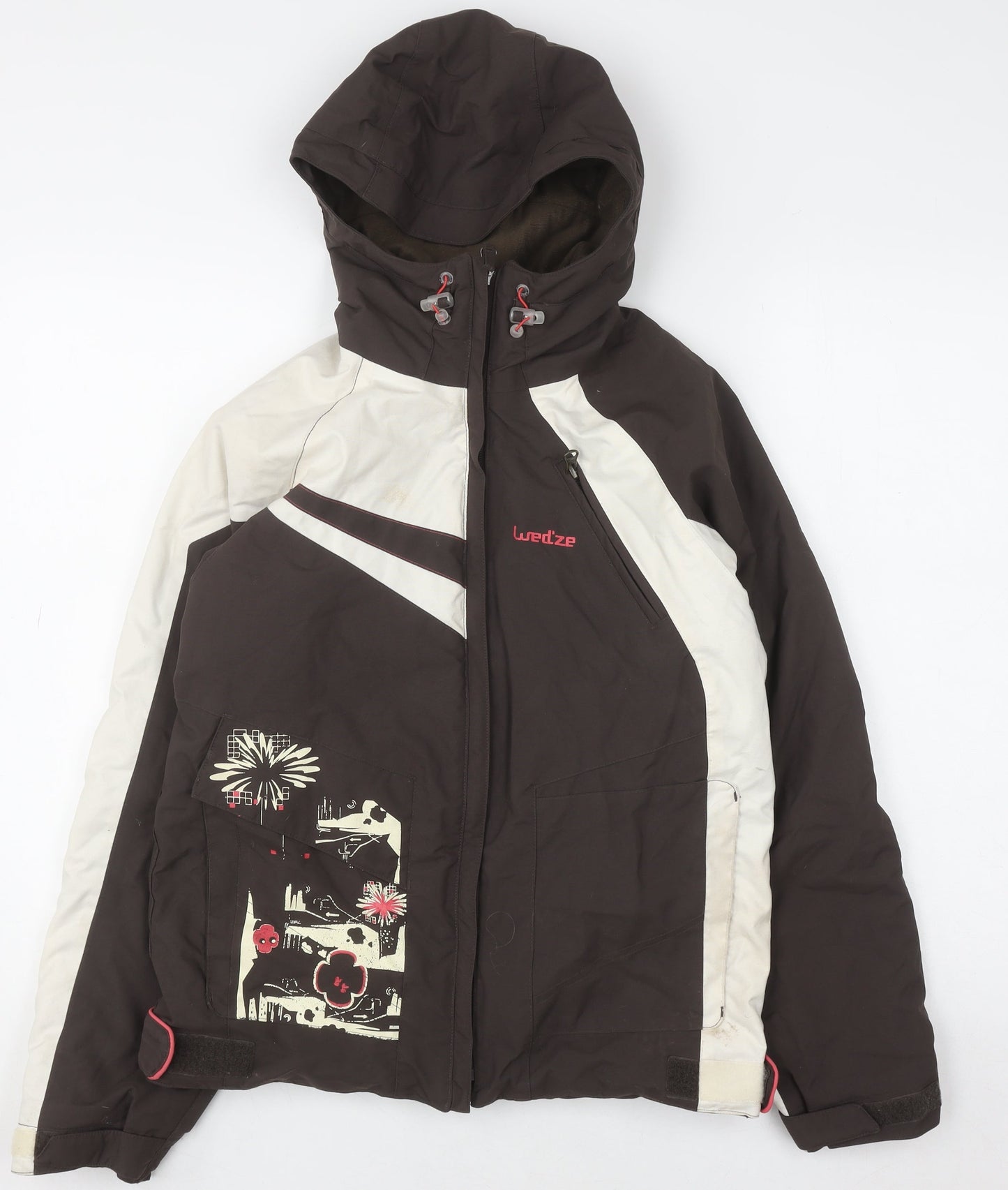 Girls UK Size 8 Wedze Brown Ski Jacket