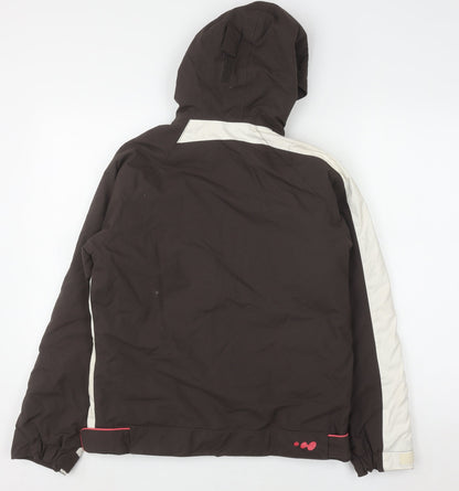 Girls UK Size 8 Wedze Brown Ski Jacket
