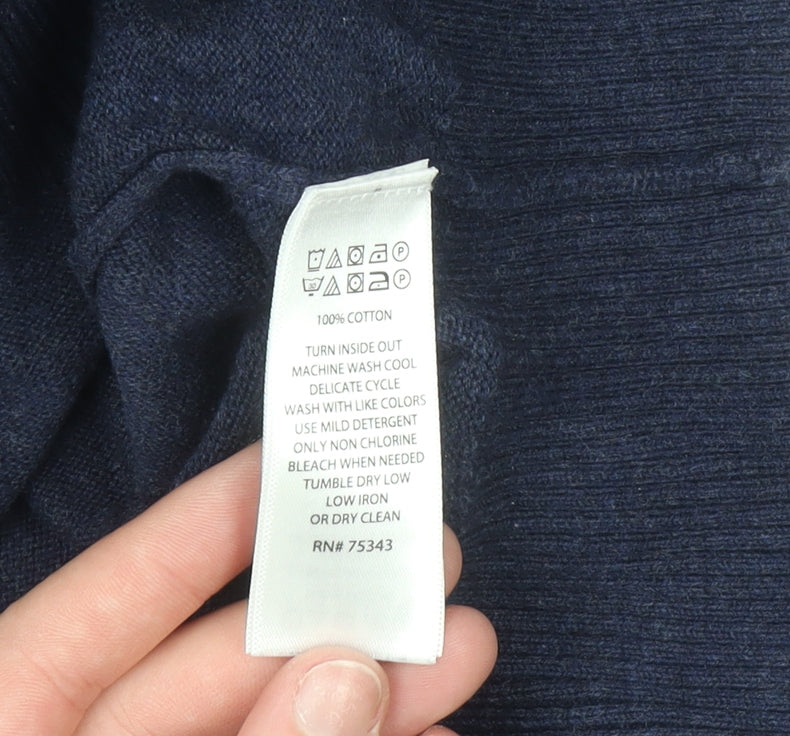 Mens UK Size M Racing Green Blue Pullover Jumper