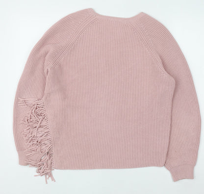 Womens UK Size 8 Riani Pink Pullover Jumper