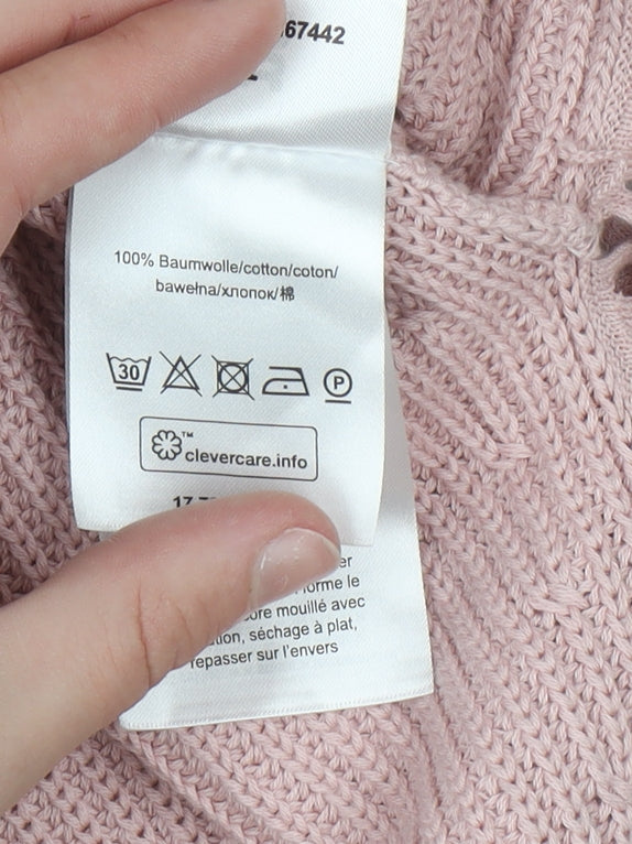 Womens UK Size 8 Riani Pink Pullover Jumper