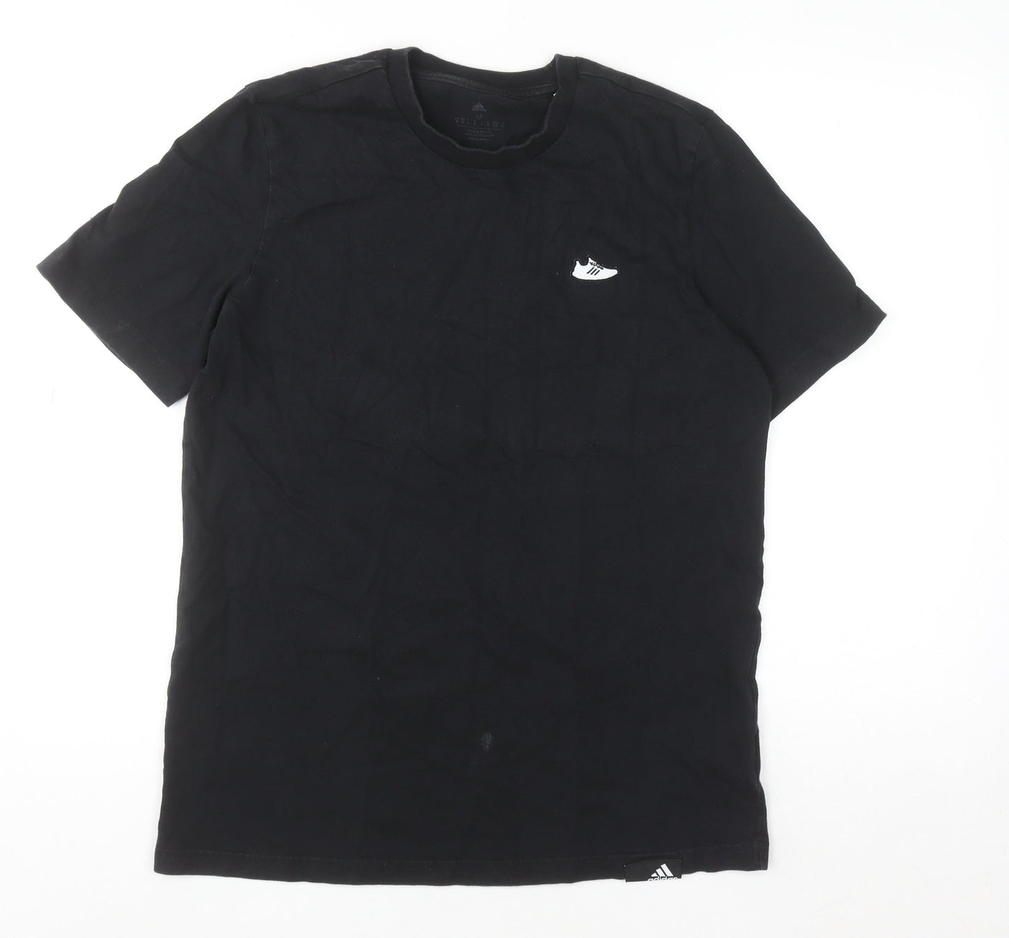 Mens UK Size M adidas Black  T-Shirt