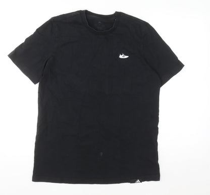 Mens UK Size M adidas Black  T-Shirt