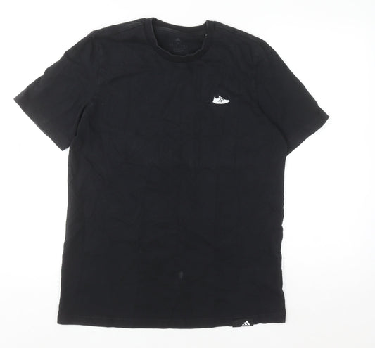 Mens UK Size M adidas Black  T-Shirt