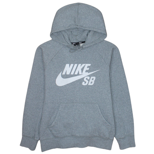 Mens UK Size XS Nike Grey Pullover Hoodie