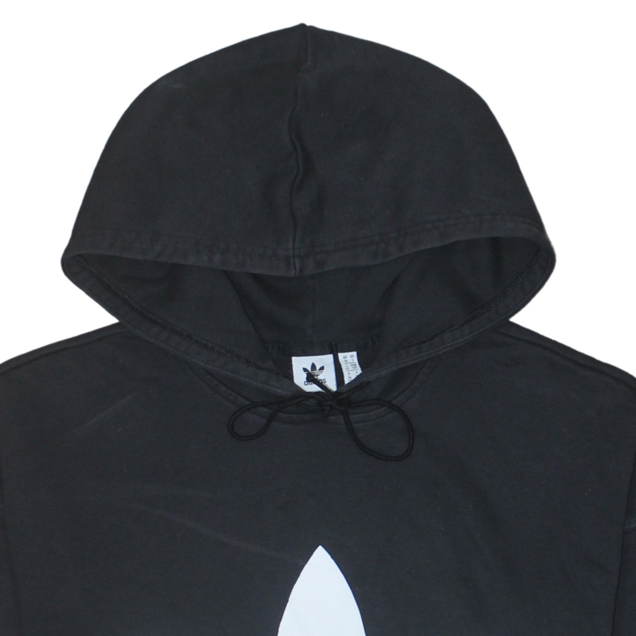 Womens UK Size 10 adidas Black Pullover Hoodie