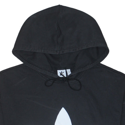 Womens UK Size 10 adidas Black Pullover Hoodie
