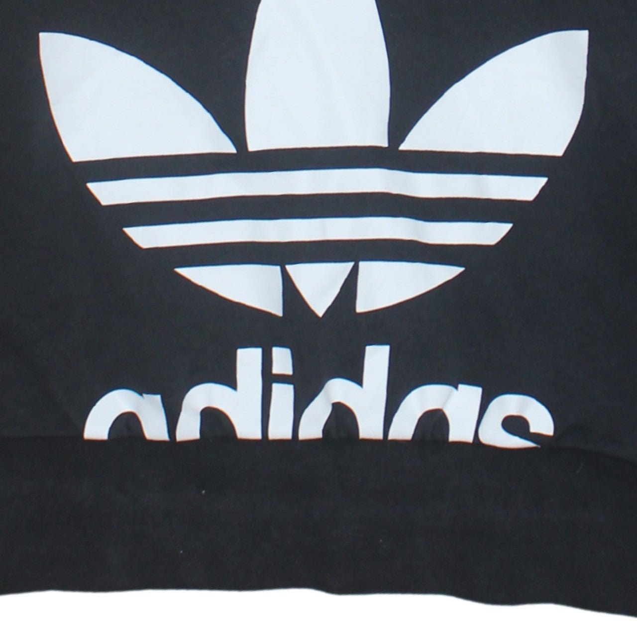 Womens UK Size 10 adidas Black Pullover Hoodie