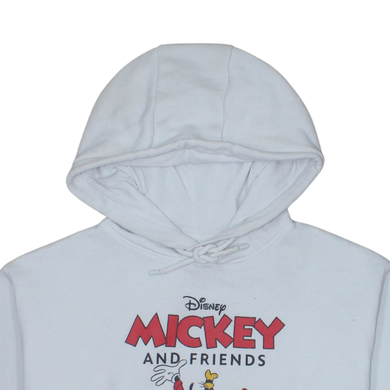 Womens UK Size 10/12 Primark White Pullover Hoodie