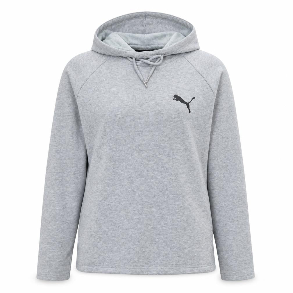 Womens UK Size 14 PUMA Grey Pullover Hoodie
