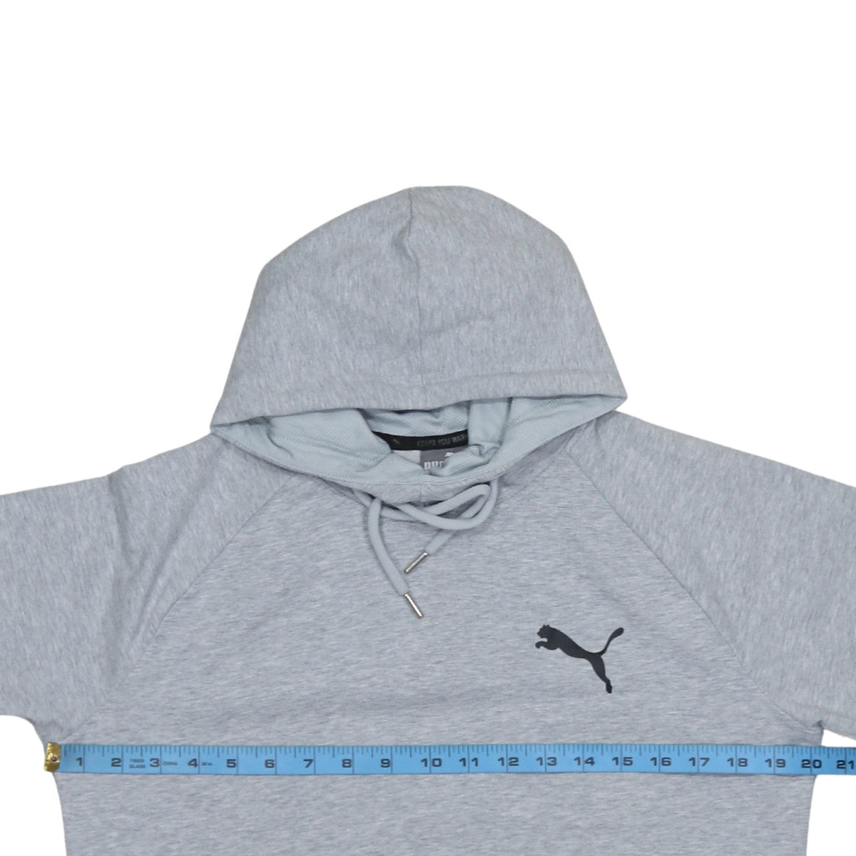 Womens UK Size 14 PUMA Grey Pullover Hoodie