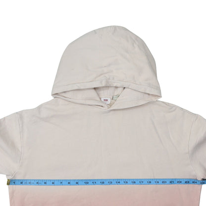 Womens UK Size XS Levi's Beige Pullover Hoodie