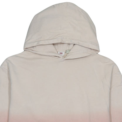 Womens UK Size XS Levi's Beige Pullover Hoodie