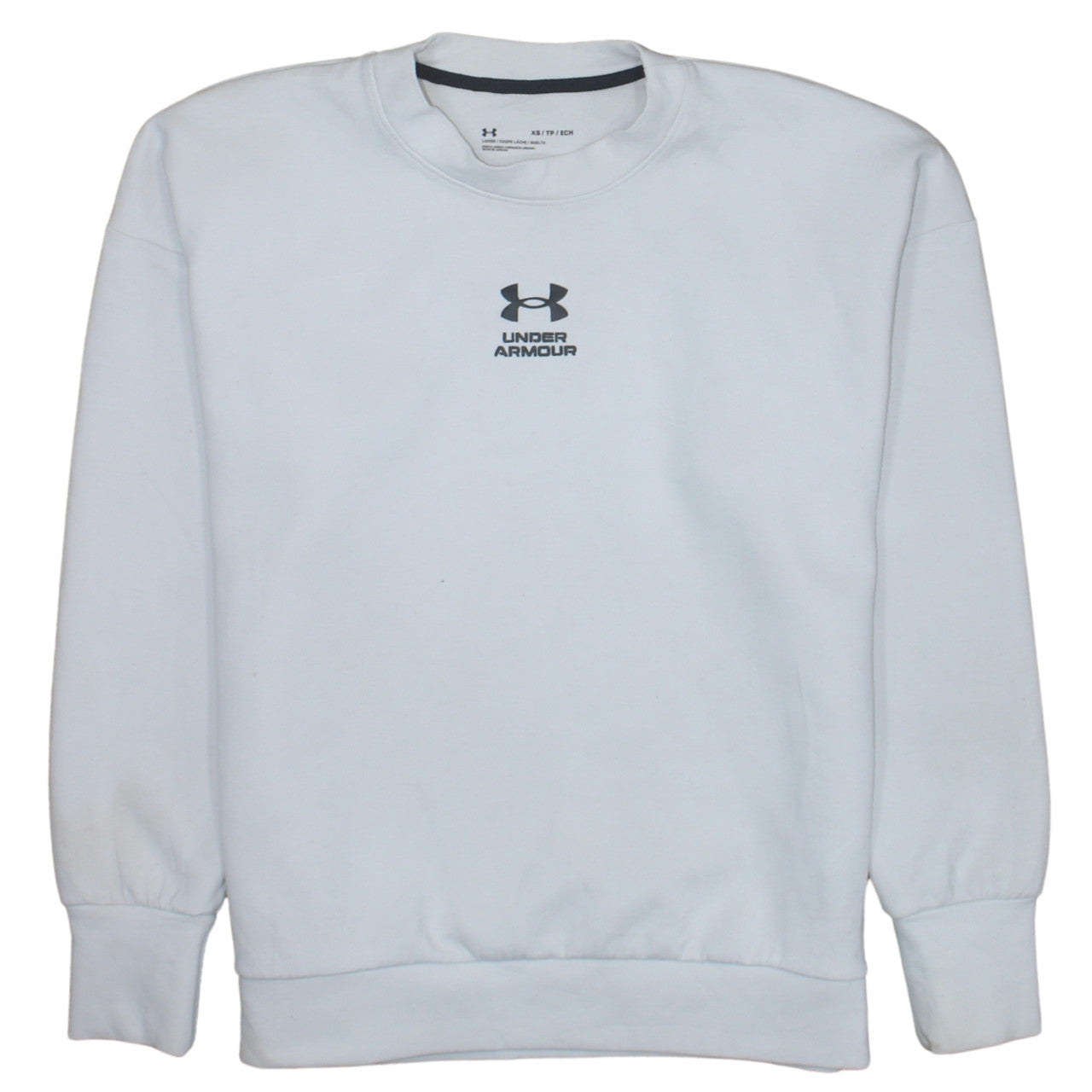 Womens UK Size XS Under armour White Pullover Sweatshirt