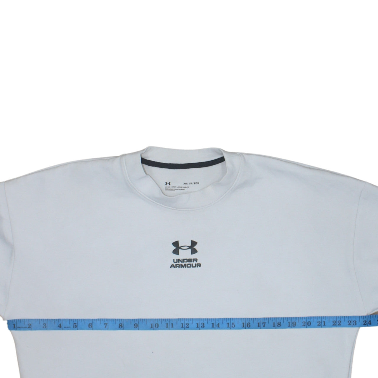 Womens UK Size XS Under armour White Pullover Sweatshirt
