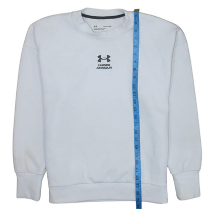 Womens UK Size XS Under armour White Pullover Sweatshirt