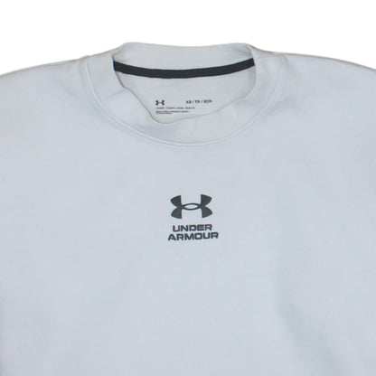 Womens UK Size XS Under armour White Pullover Sweatshirt