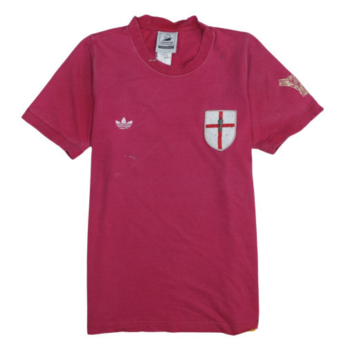 Womens UK Size M adidas Red Basic T-Shirt