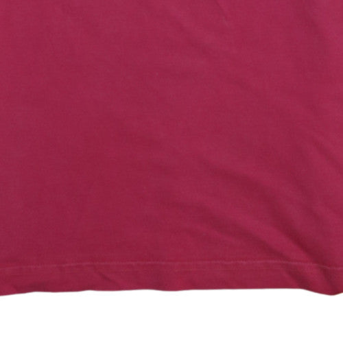 Womens UK Size M adidas Red Basic T-Shirt