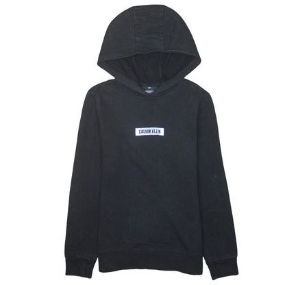 Mens UK Size S Calvin Klein Black Pullover Hoodie