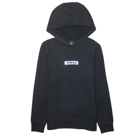 Mens UK Size S Calvin Klein Black Pullover Hoodie