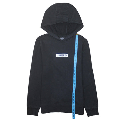 Mens UK Size S Calvin Klein Black Pullover Hoodie