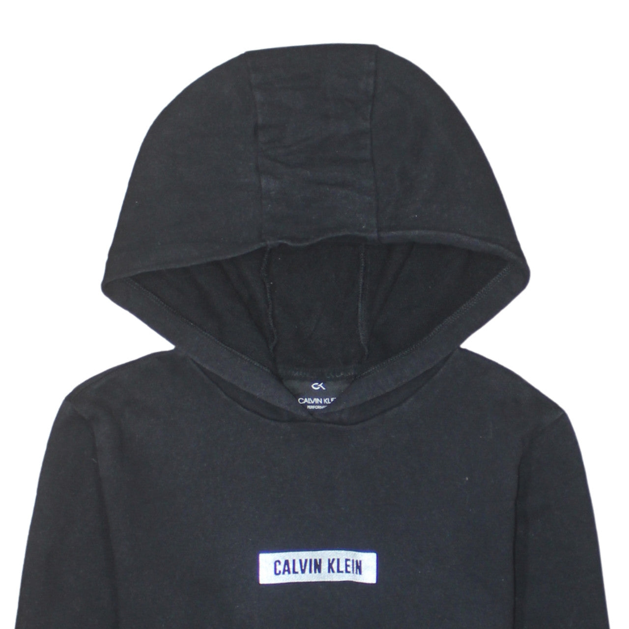 Mens UK Size S Calvin Klein Black Pullover Hoodie