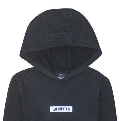 Mens UK Size S Calvin Klein Black Pullover Hoodie