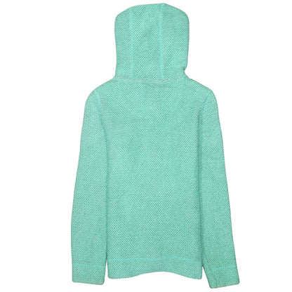 Womens UK Size 10 Weird Fish Green Full Zip Hoodie