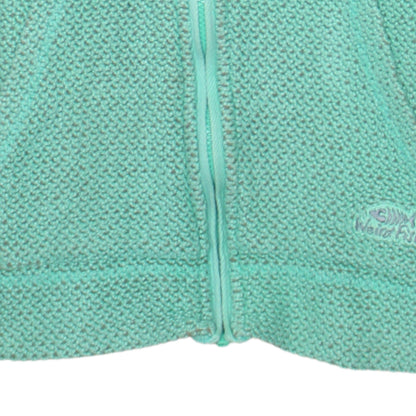 Womens UK Size 10 Weird Fish Green Full Zip Hoodie