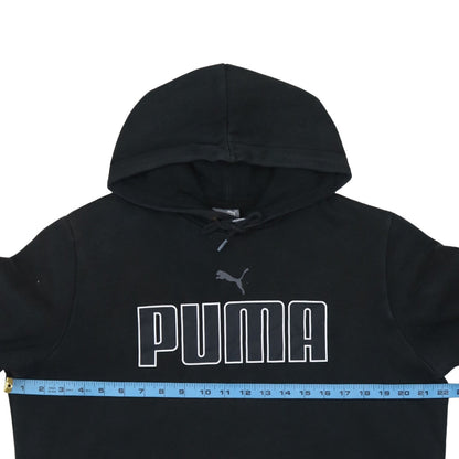 Mens UK Size M PUMA Black Pullover Hoodie