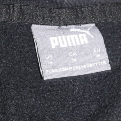 Mens UK Size M PUMA Black Pullover Hoodie