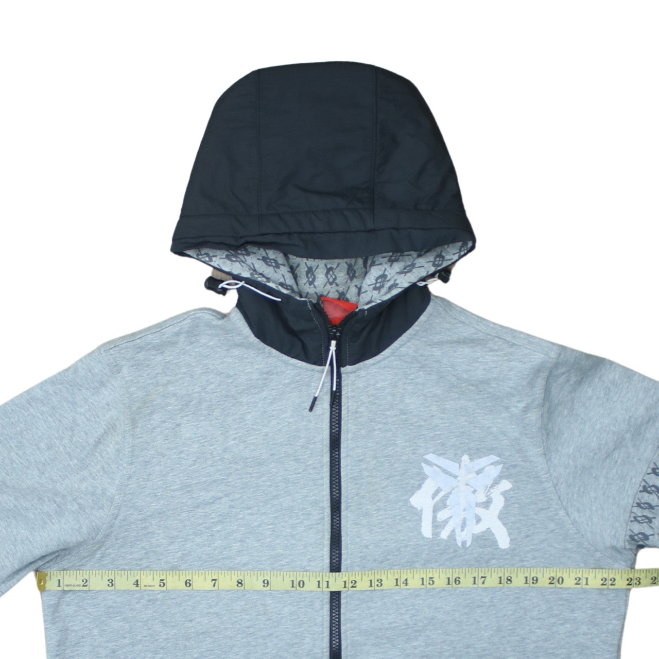 Mens UK Size XL Nike Grey Full Zip Hoodie