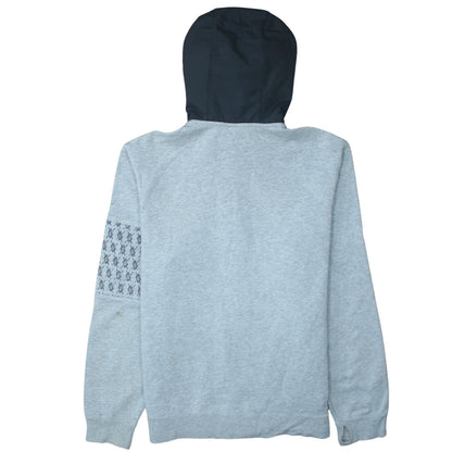 Mens UK Size XL Nike Grey Full Zip Hoodie