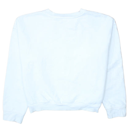 Womens UK Size S Levi's White Pullover Sweatshirt