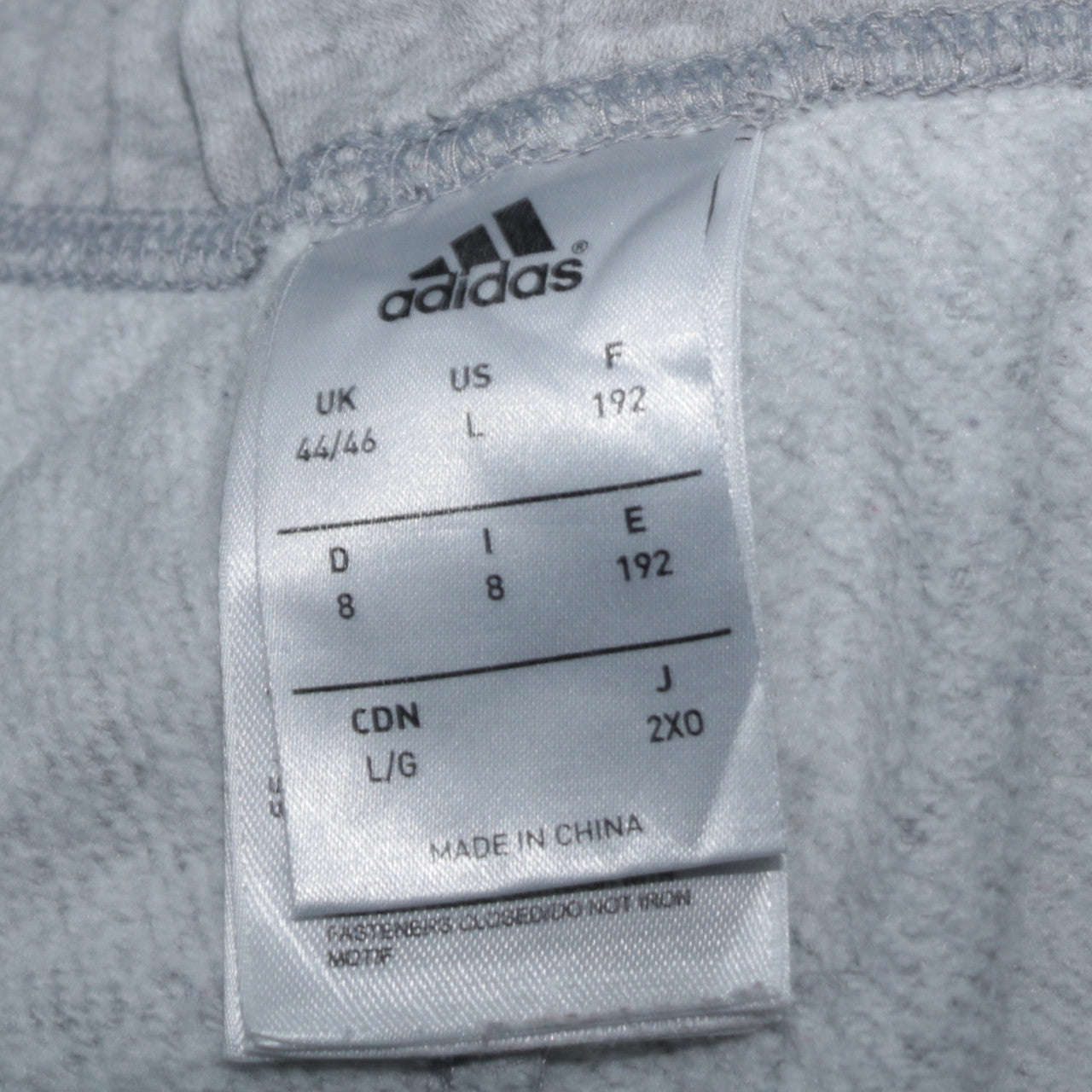Womens UK Size L adidas Regular Fit Sweatpants Grey Trousers