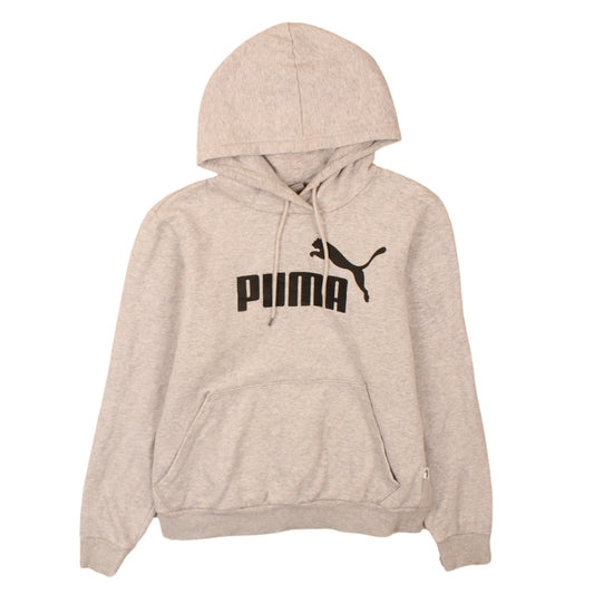 Womens UK Size 12 PUMA Grey Pullover Hoodie
