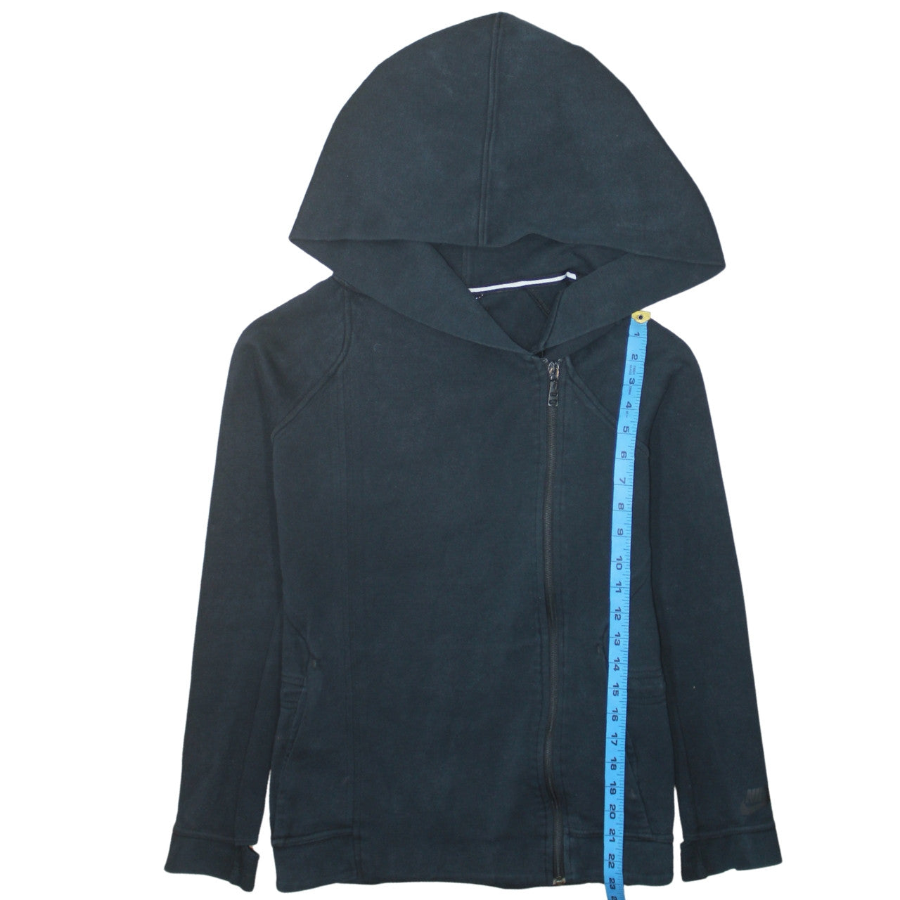 Womens UK Size S Nike Black Full Zip Hoodie