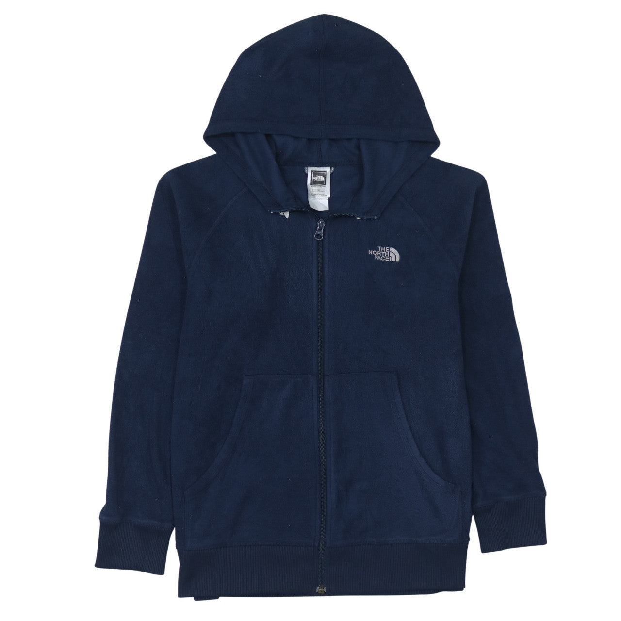 Boys UK Size L The North Face Blue Full Zip Hoodie