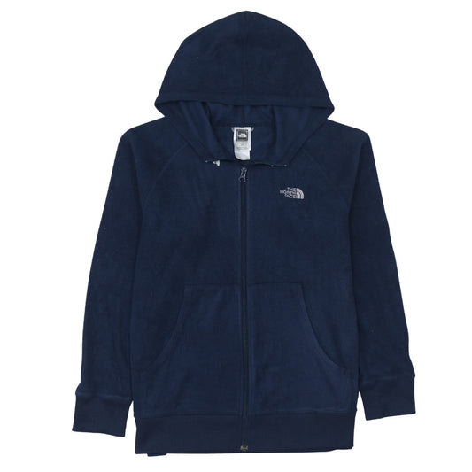 Boys UK Size L The North Face Blue Full Zip Hoodie