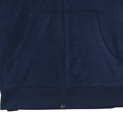 Boys UK Size L The North Face Blue Full Zip Hoodie