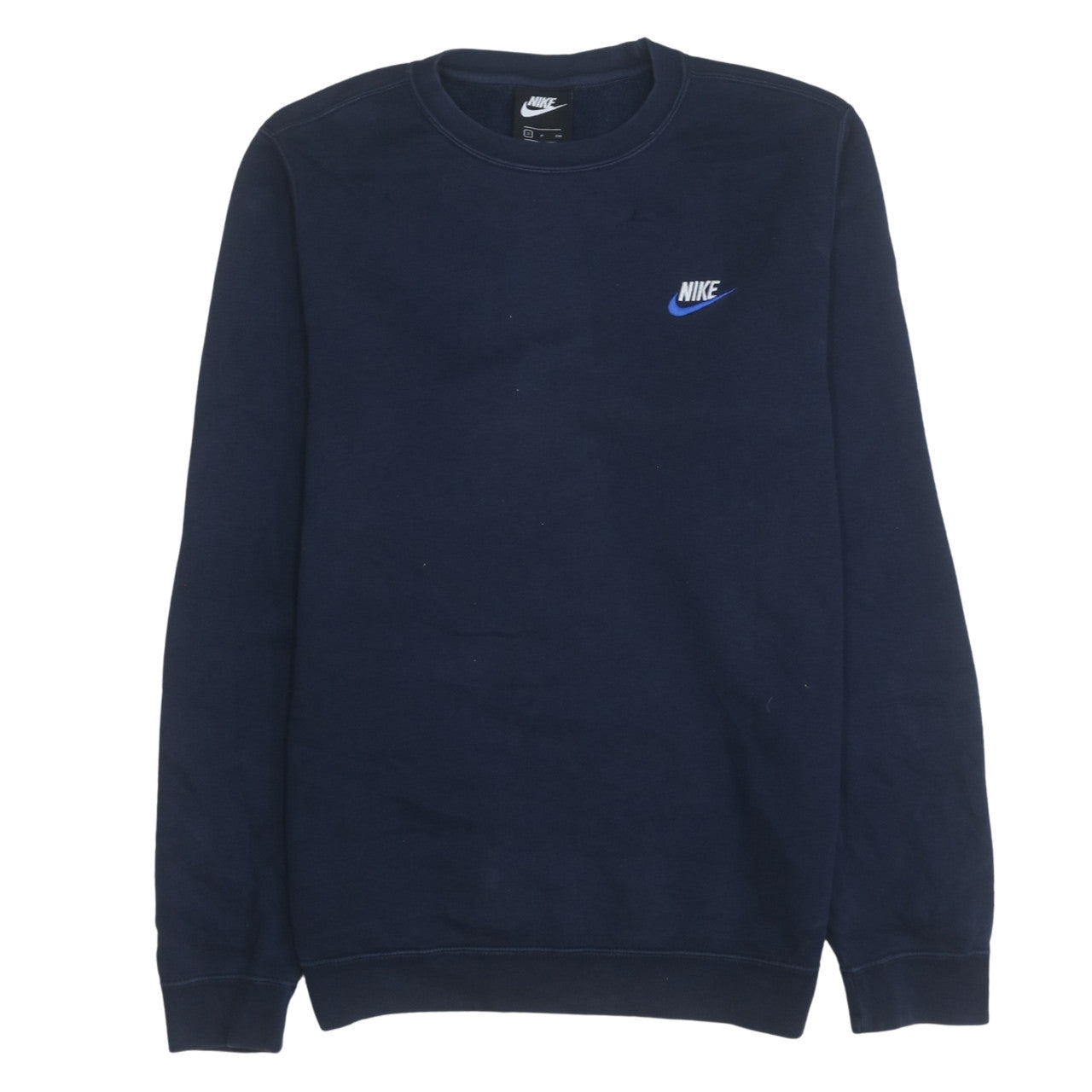Mens UK Size S Nike Blue Pullover Sweatshirt